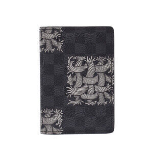 Louis Vuitton Graphite Black Organizer de Possi Christopher Wallet